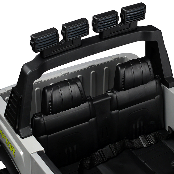 Электромобиль U023438Y "Мощность скорости" на аккумуляторе, с р/у управлением, в коробке (серый)