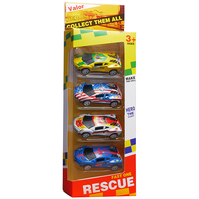 Набор машин 890-86A "Чемпион" в коробке