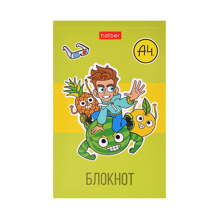 Блокнот А7 48л клетка "Влад А4" в Дисплее  52 шт 