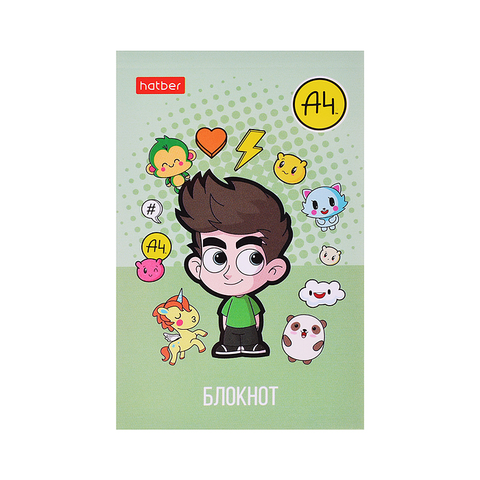 Блокнот А7 48л клетка "Влад А4" в Дисплее  52 шт 