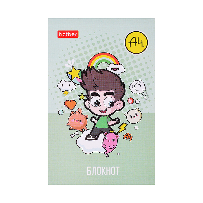 Блокнот А7 48л клетка "Влад А4" в Дисплее  52 шт 