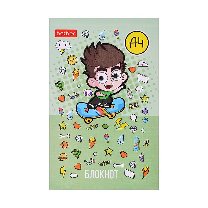 Блокнот А7 48л клетка "Влад А4" в Дисплее  52 шт 