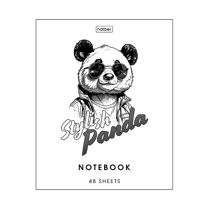 Тетрадь 48л. клетка "Зверье мое" А5 на скобе 