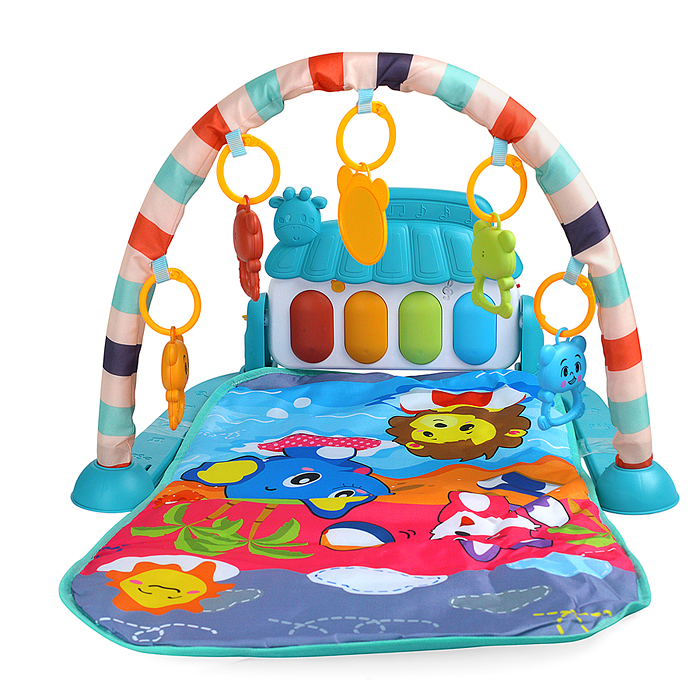 Коврик развивающий 518A-35 "Весёлые зверята" в коробке