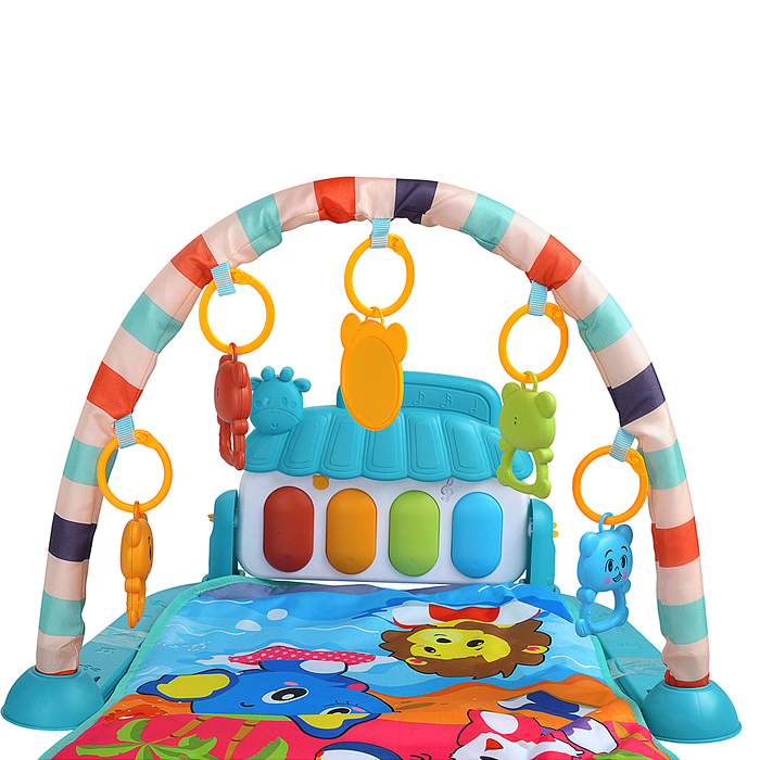 Коврик развивающий 518A-35 "Весёлые зверята" в коробке