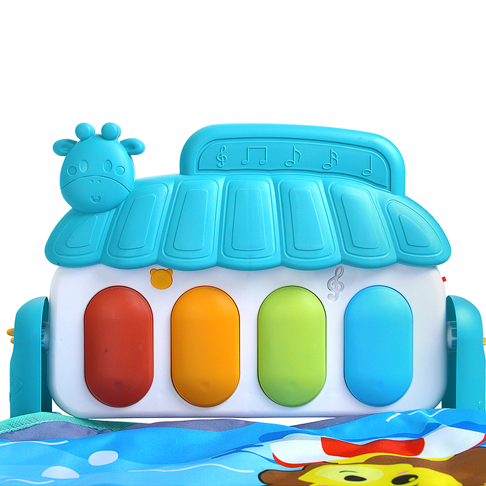 Коврик развивающий 518A-35 "Весёлые зверята" в коробке