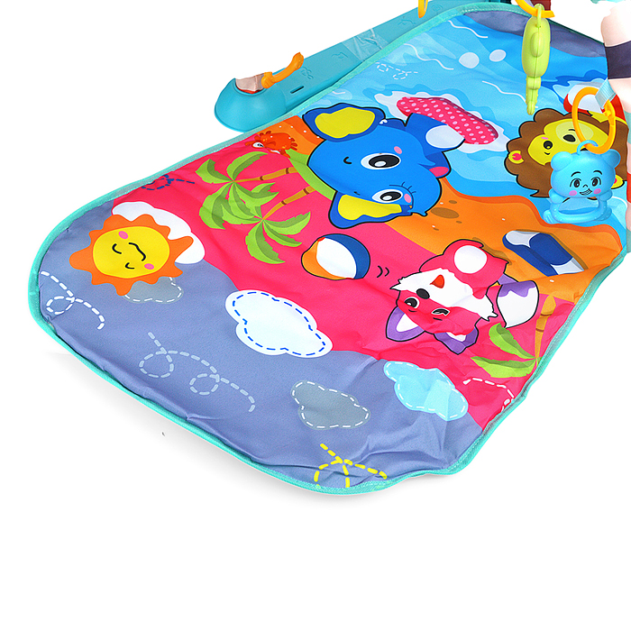 Коврик развивающий 518A-35 "Весёлые зверята" в коробке