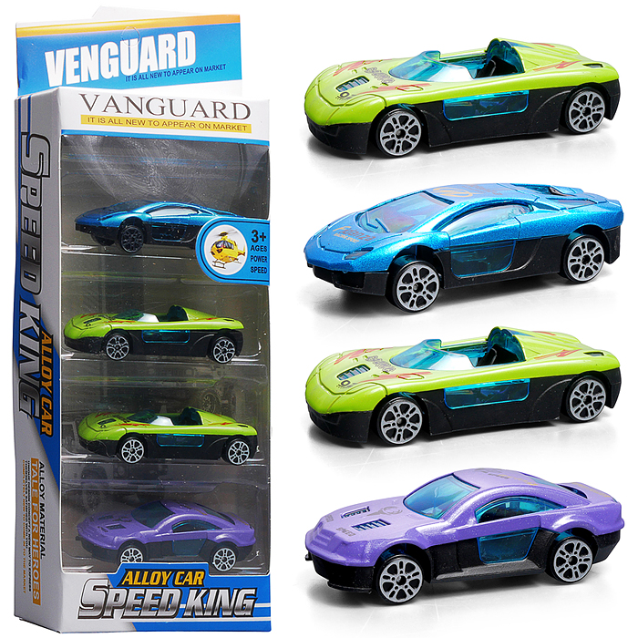 Набор машин 890-106B "Мир колёсных чудес" в коробке