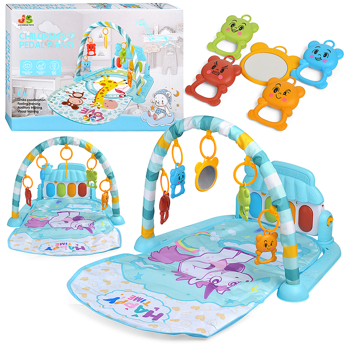 Коврик развивающий 518A-37 "Единорожка" в коробке