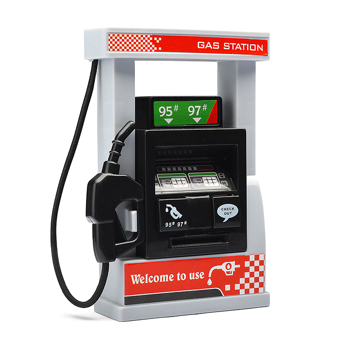 Набор машин 890-47B "Автобусная заправка"  вкоробке