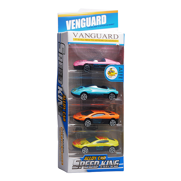 Набор машин 890-106A "Мир авто" в коробке