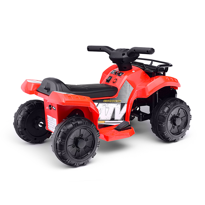 Квадроцикл U014099Y "Драйв" на аккумуляторе, в коробке (красный)