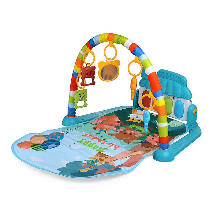 Коврик развивающий 518A-38 "Праздник у зверят" в коробке