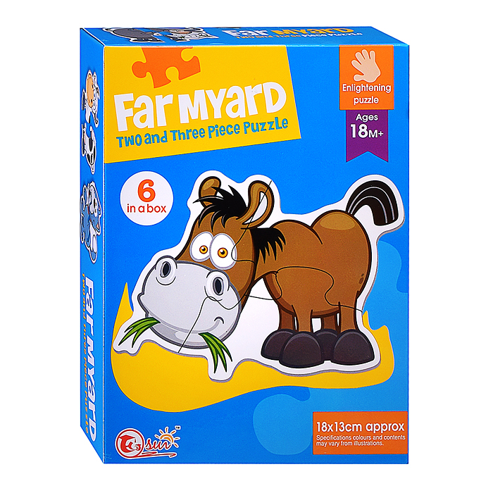 Пазл 88059 "Домашние животные" (6 картинок)