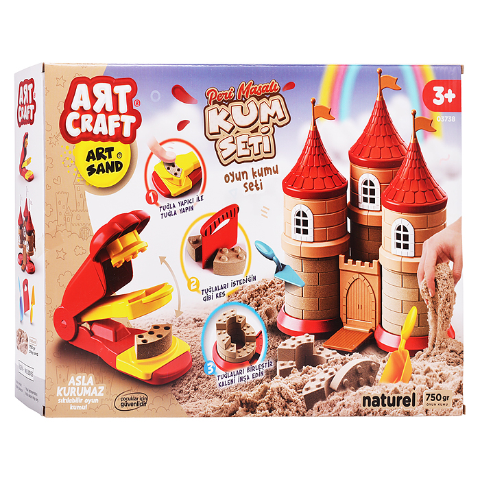 Набор кинетический песок "Волшебная сказка" 750г