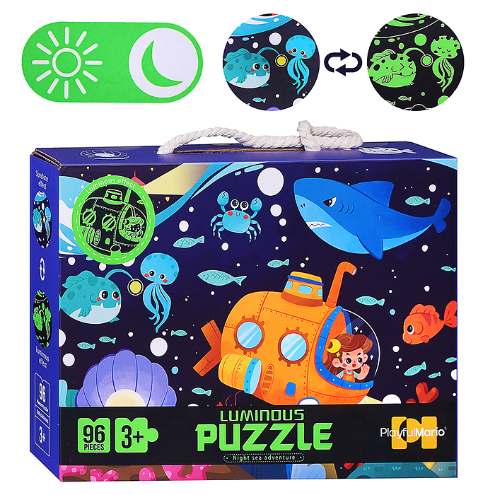 Пазл 88750 "Поводный мир" светится в темноте (96 дет.)