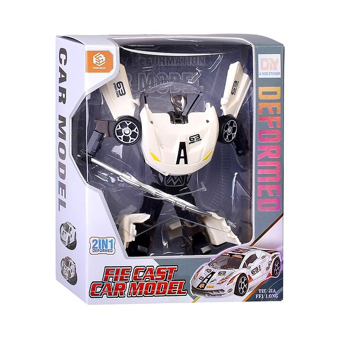Робот FB203-A трансформирующийся в гоночный автомобиль, в коробке