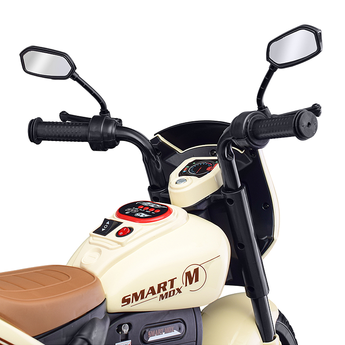 Мотоцикл U014097Y трехколесный (белый)