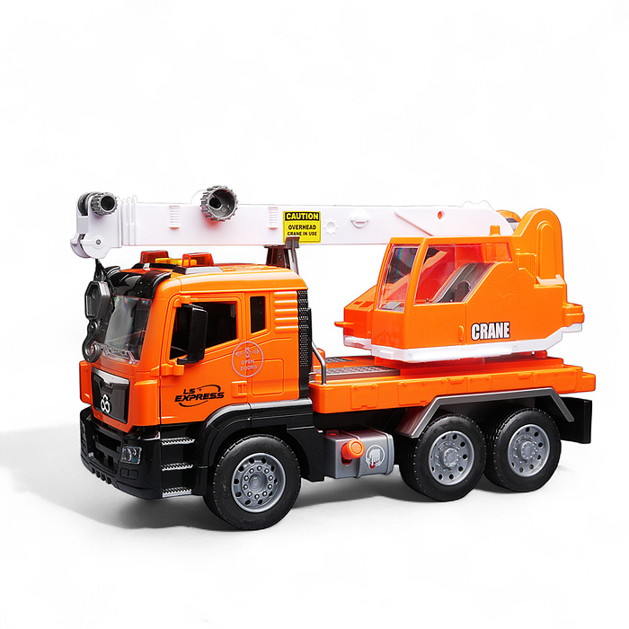 Машина WY1112A "Кран" 1:10 (свет, звук) в коробке