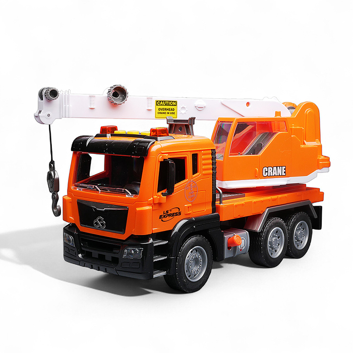 Машина WY1112A "Кран" 1:10 (свет, звук) в коробке