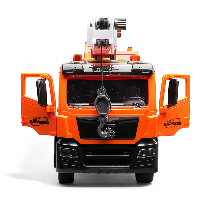 Машина WY1112A "Кран" 1:10 (свет, звук) в коробке