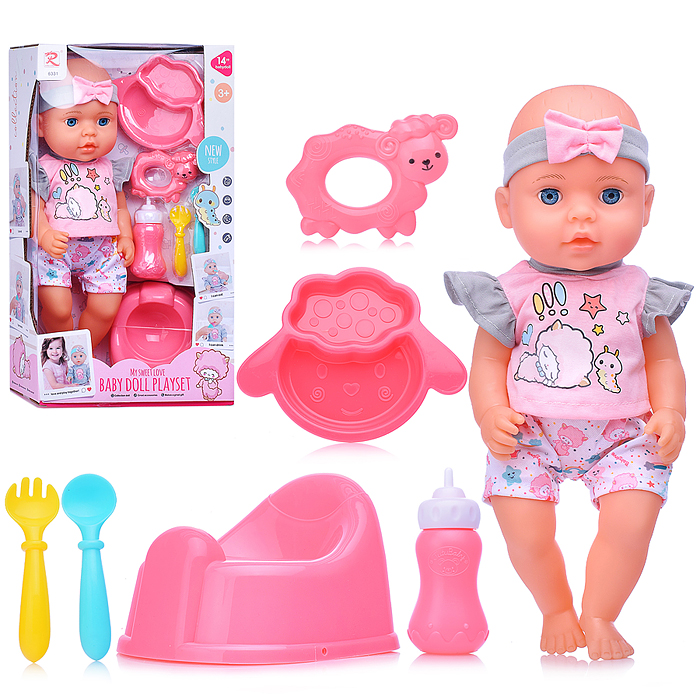 Пупс 6331 с аксессуарами "Ксюшенька" в коробке