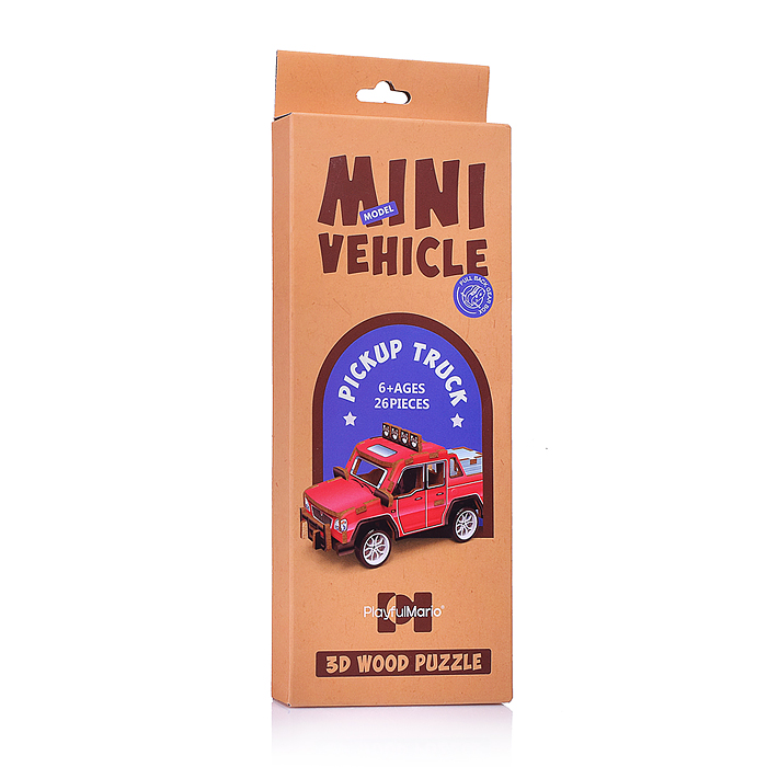 Конструктор дерев. 3Д 68025 "Пикап" (26 дет.)