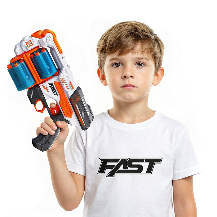 Бластер BH708 "Астрал-Импульс" с полимерными пулями, в коробке