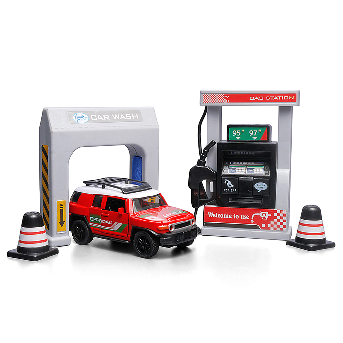 Заправочная станция 890-42A "Заправочная станция для автомобилей" в коробке