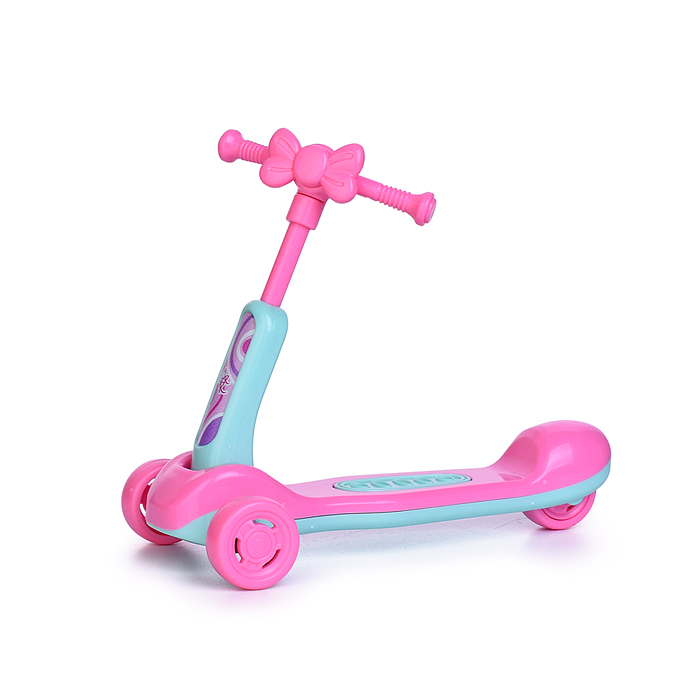 Кукла RR013 "Полина на самокате" с аксессуарами, в коробке