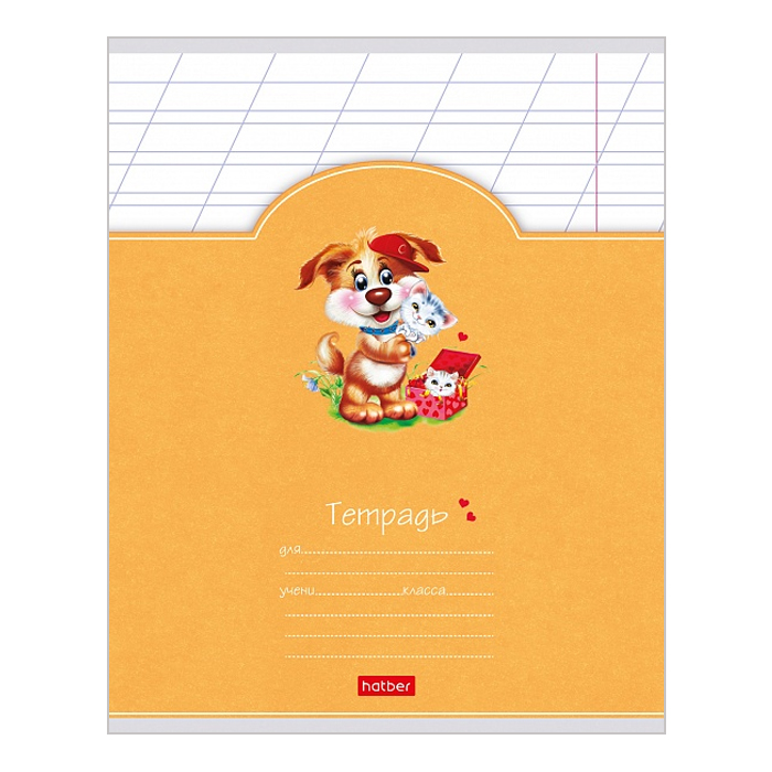 Тетрадь 12л. косая линия "Лохматики" 