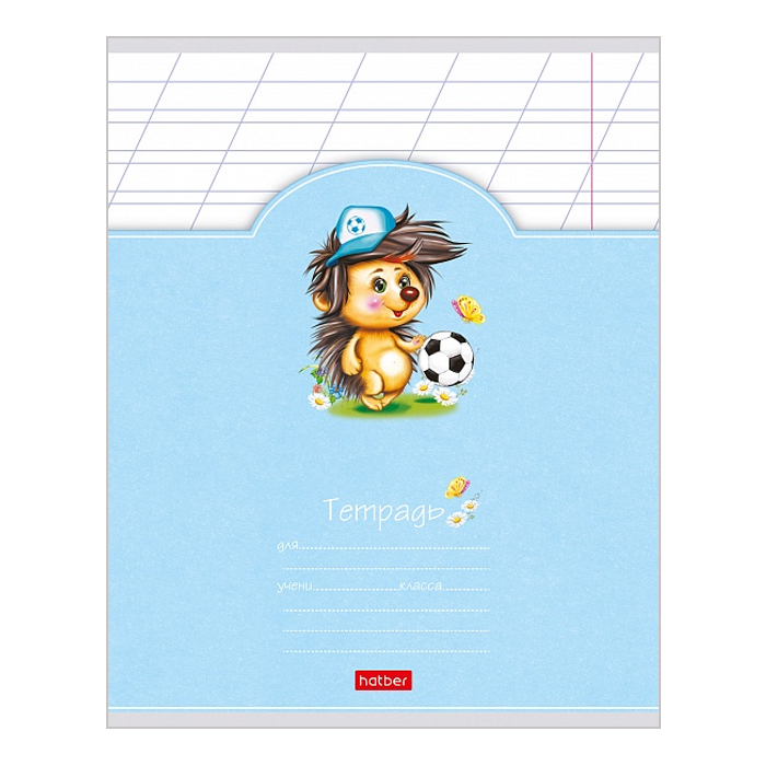 Тетрадь 12л. косая линия "Лохматики" 