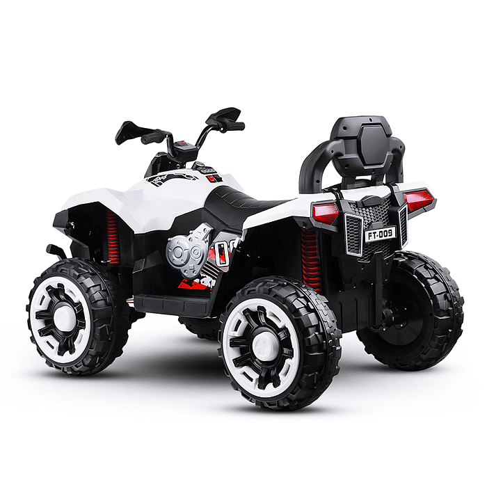 Квадроцикл U014084Y "Тайфун" на аккумуляторе, в коробке (белый)