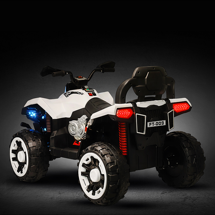 Квадроцикл U014084Y "Тайфун" на аккумуляторе, в коробке (белый)