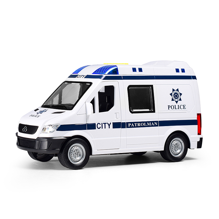 Машина WY1152B "Полиция" 1:10 (свет,звук) в коробке