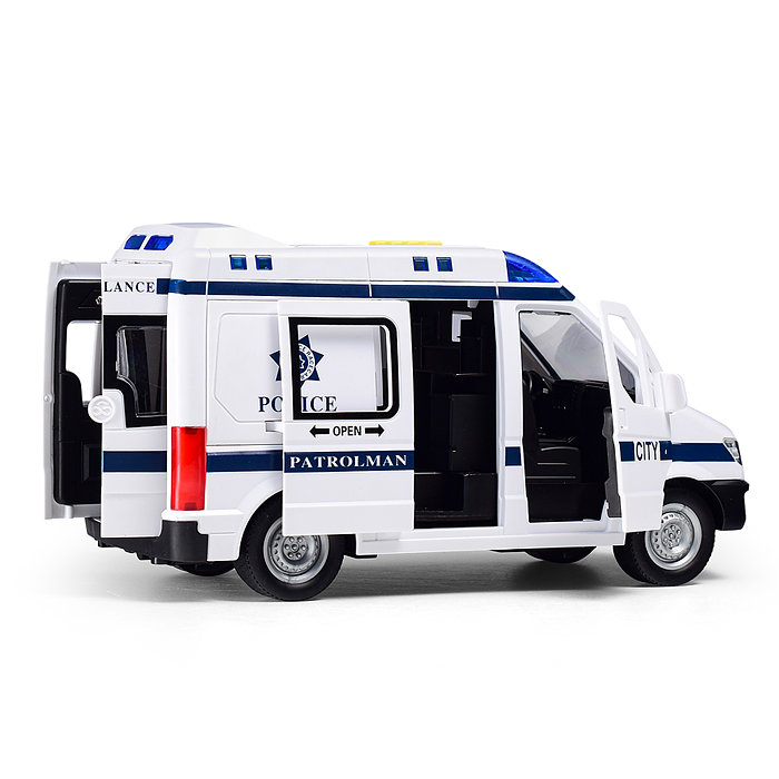 Машина WY1152B "Полиция" 1:10 (свет,звук) в коробке