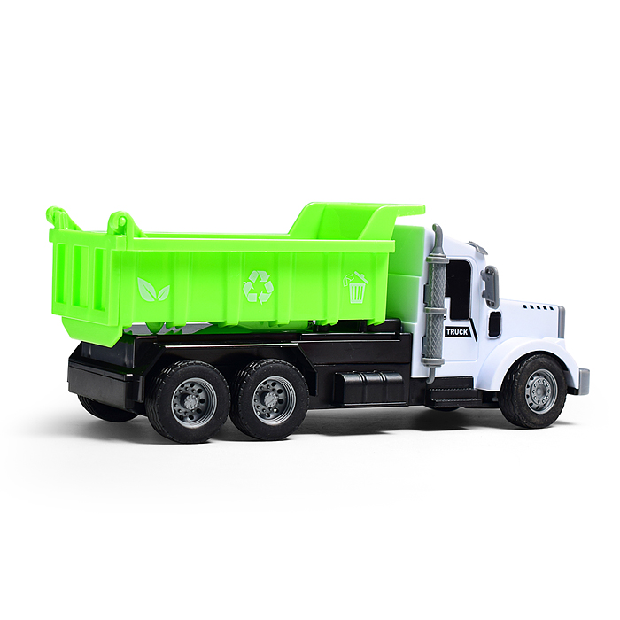 Машина 998-90Y "Мусоровоз" с контейнерами, р/у, 27 MHz, в коробке