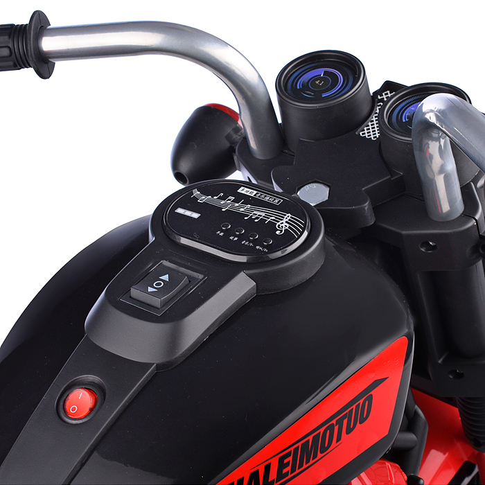 Мотоцикл U023418Y "Байк" одноместный 6V4.5 моноприводный (красный)