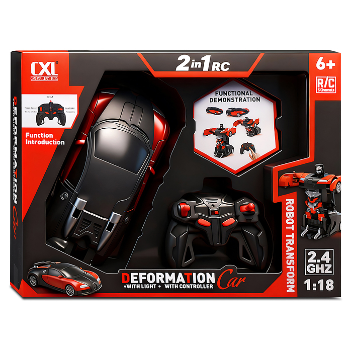 Машина CXL800-114B "Молния Макс" р/у, 27 MHz, в коробке