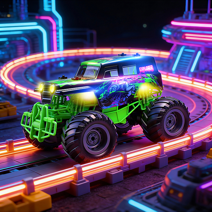 Машина SJ-238S "Турбо графити" р/у, 27 MHz, в коробке