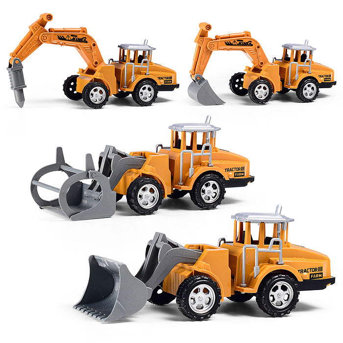 Машина 9033-12 "Стройка" (Микс) в пакете