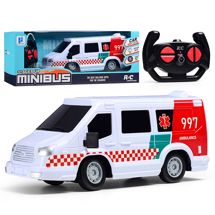 Машина 998-63Y "Спасательная служба" р/у, 27 MHz, в коробке