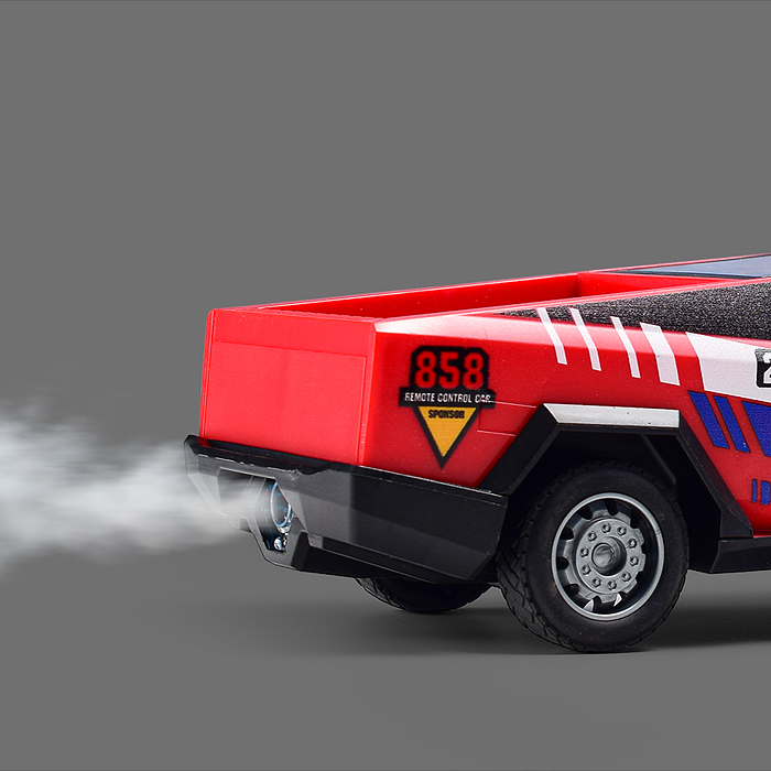 Машина 8910A-4 "Спортивный авто" р/у, с дымом, 27 MHz, в коробке