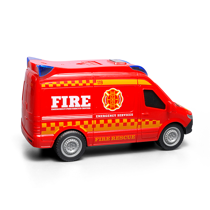 Машина JS201P "Спасательная служба" 1:20 (свет, звук) в коробке (в ассортименте)
