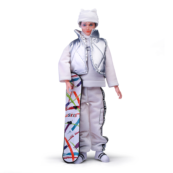 Кукла A806A "Зимнии приключения" с аксессуарами, в коробке