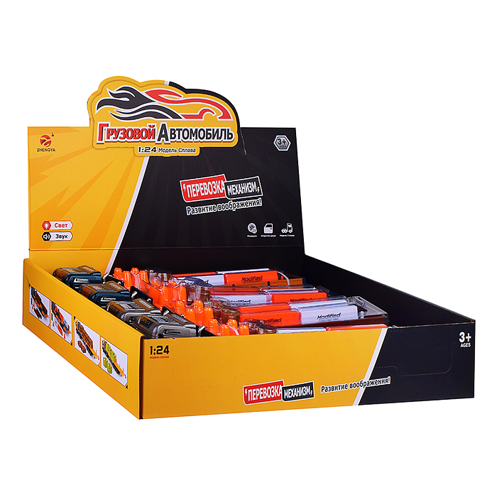 Машина 413097 "ТрансРесурс" 1:24, металл., в коробке