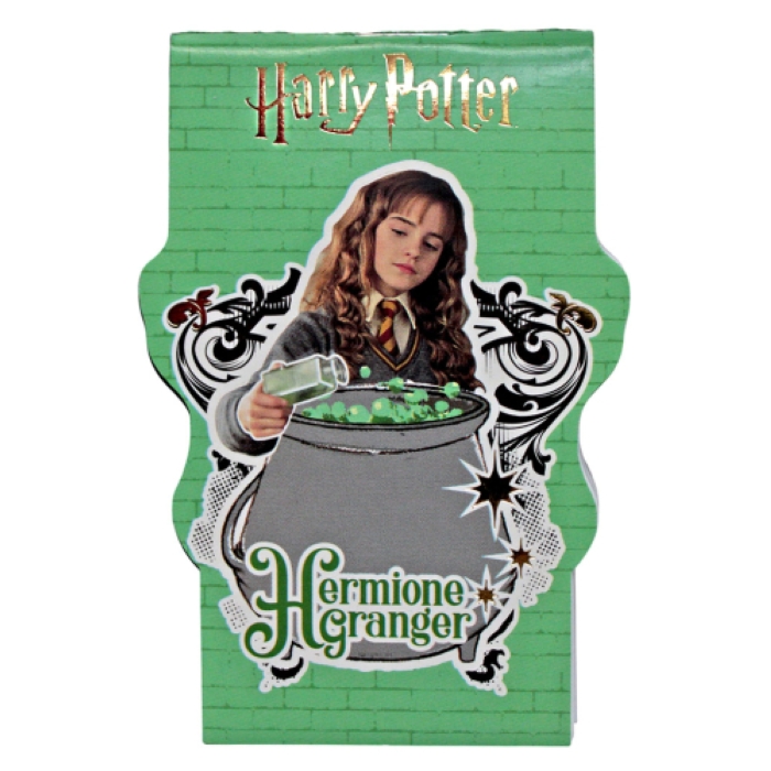 Блокнот фигурный Гарри Поттер, формат А7, 40 листов на скрепке, без линовки, тиснение золотой 