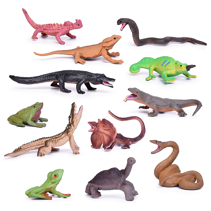 Набор животных 2208-1 "Рептилии" в пакете