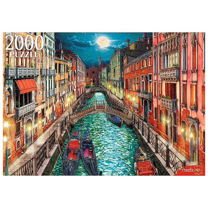 Пазлы 2000 "Веницианская ночь"