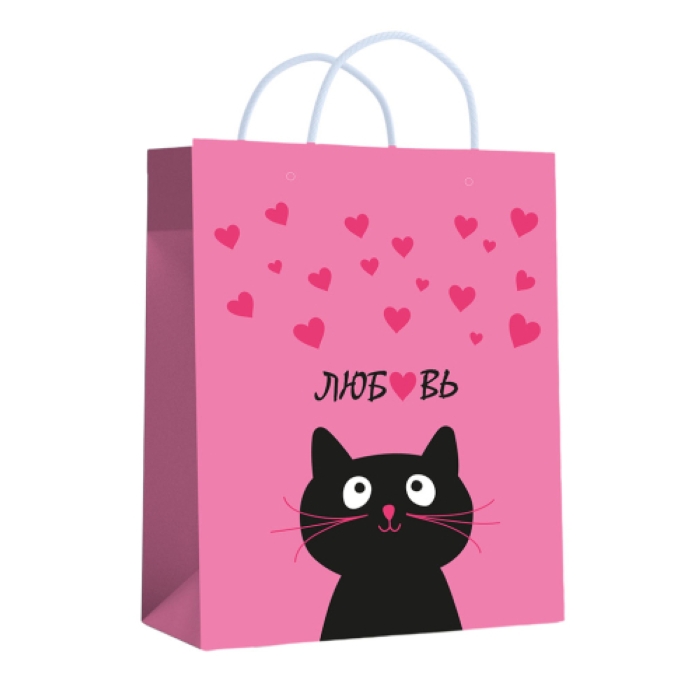 Пакет ламинированный "Любовь" 18х23х10 см, 157гр/м2